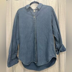 Everlane Classic Blue Denim Shirt